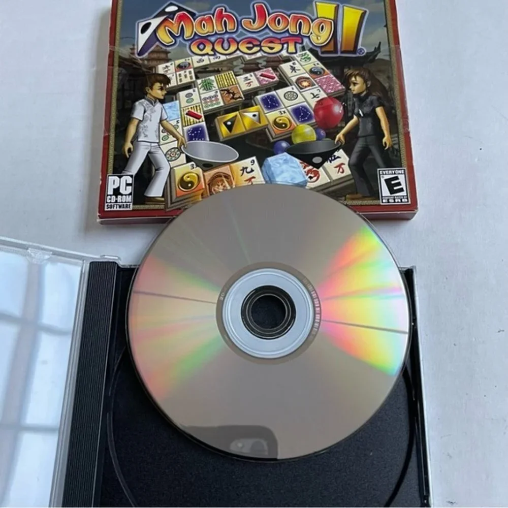 Mah Jong II Quest Games PC Games CD ROM E ESRB iWin Games